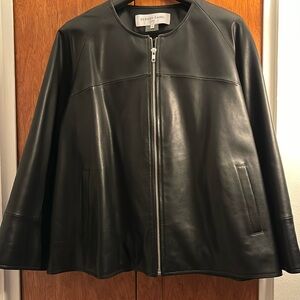 Buttery soft leather Gerard Darel jacket.